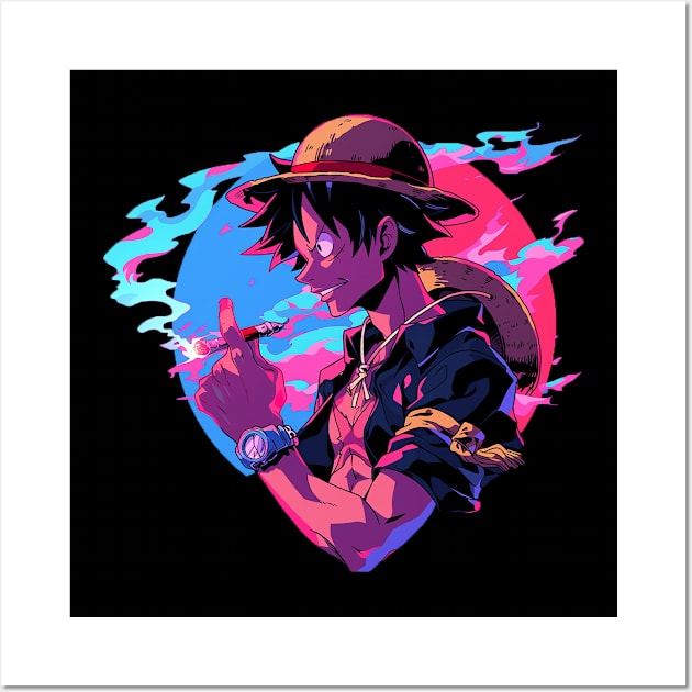 luffy Wall Art by retinac 